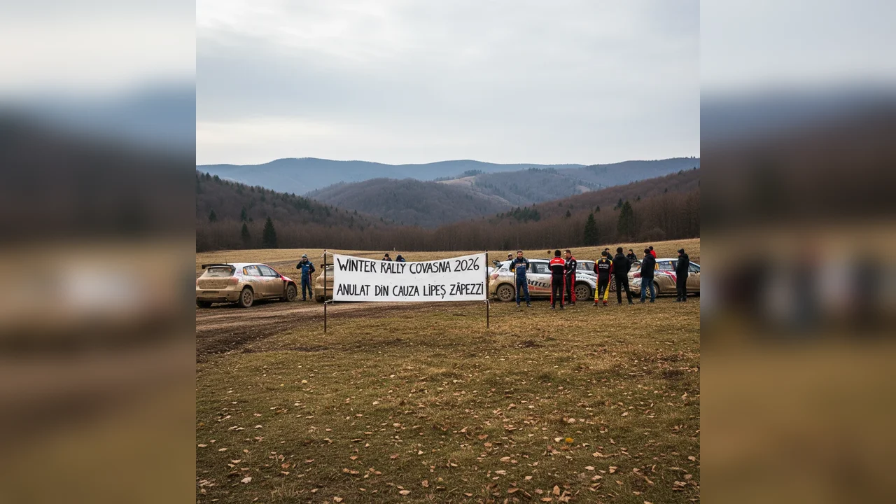 Winter Rally Covasna 2026 nu se mai ține: organizatorii anunță anularea competiției la Sfântu Gheorghe