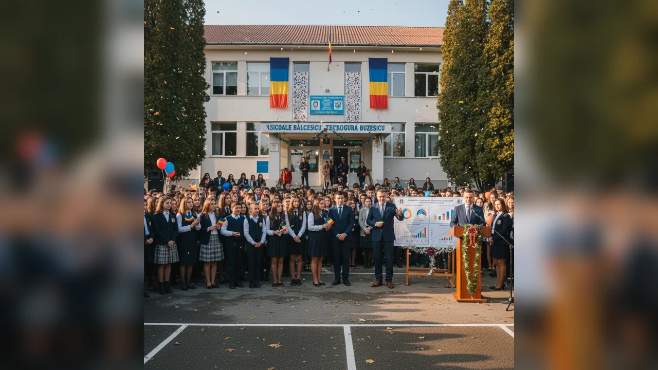 Zi de sărbătoare și raport anual la Liceul Tehnologic Nicolae Bălcescu din Întorsura Buzăului