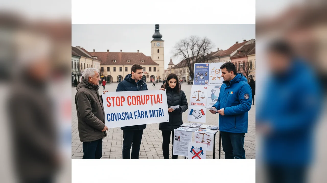Ziua Internațională Anticorupție sărbătorită prin campanii de informare în județul Covasna